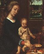 Gerard David The Madonna of the Milk Soup oil painting reproduction